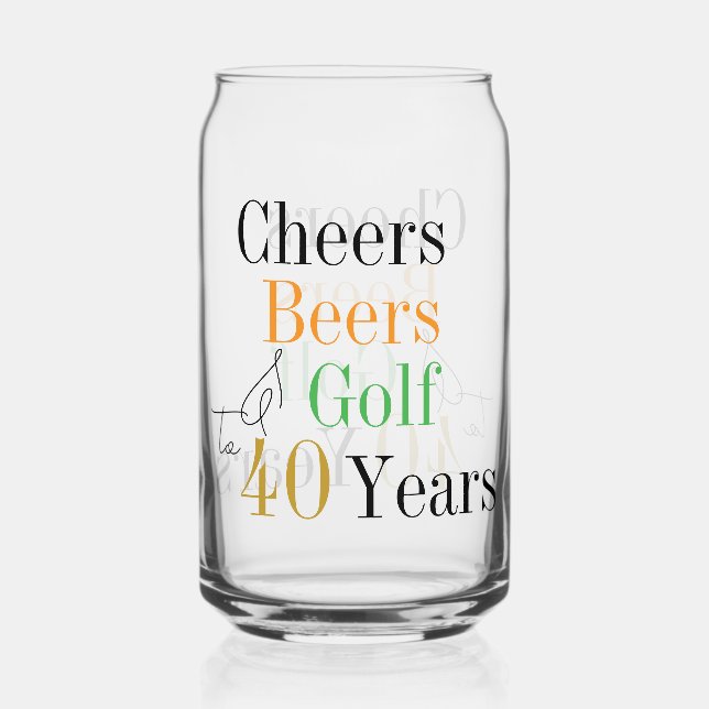 40e anniversaire Cheers and Beers Golf (Recto)