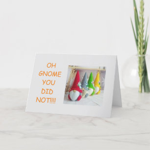 **40e ANNIVERSAIRE** de GNOMES CONFUSÉS! Carte