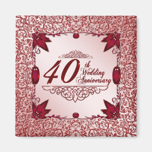 40e anniversaire du Mariage Magnet