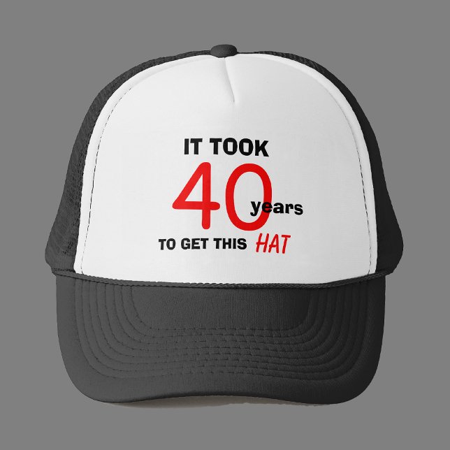 40e anniversaire Gag Cadeaux Casquette pour hommes (Créateur téléchargé)