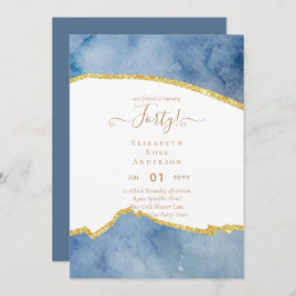 40e anniversaire Invitations Glamor Girly FUN mode