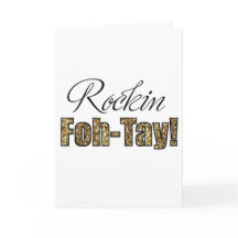 40e anniversaire ou Carte de remerciements Rockin'