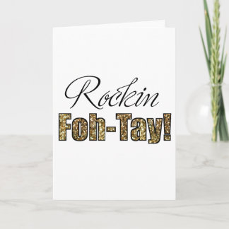 40e anniversaire ou Carte de remerciements Rockin'