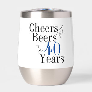 40e anniversaire Soeurs et bières Fête simple