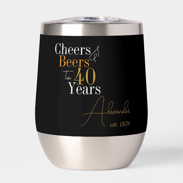 40e anniversaire Soeurs et bières Personnalisées (Avant)