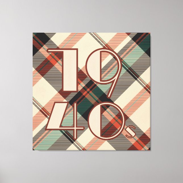 40er leinwanddruck (Vorderseite)