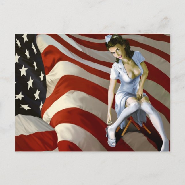 40's Pinups, Postcard Postkarte (Vorderseite)