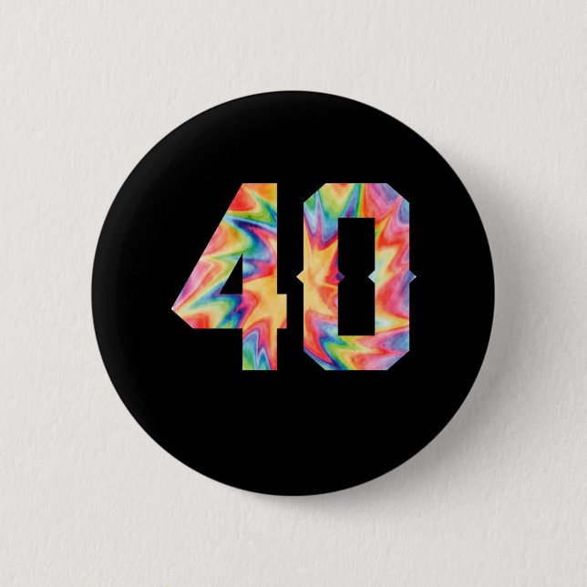 40th Birthday Button (Vorderseite)