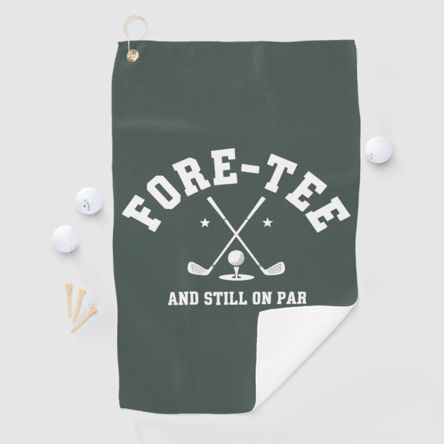 40th Birthday Golf 40th Birthday Gift Golfing  Golfhandtuch (Insitu)