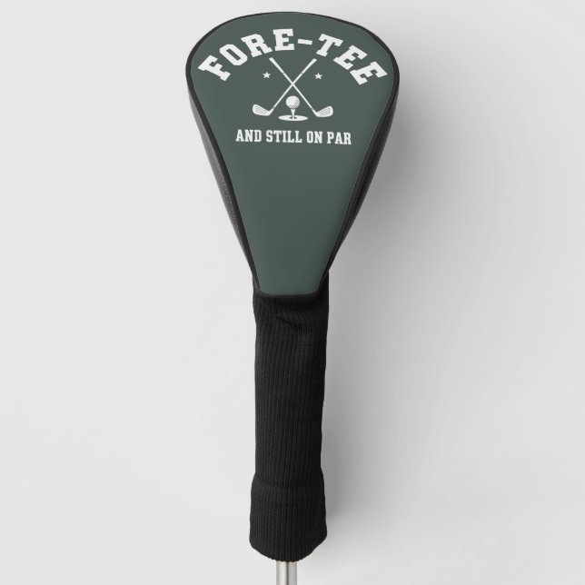 40th Birthday Golf 40th Birthday Gift Golfing  Headcover (Vorderseite)