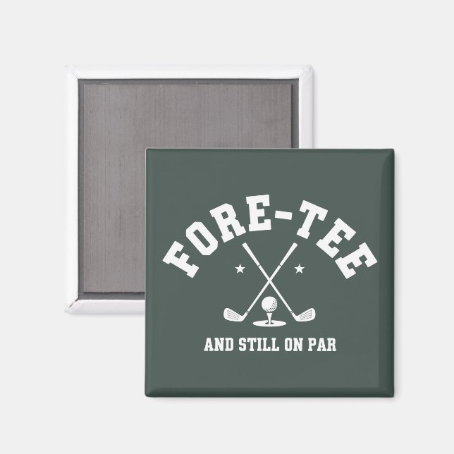 40th Birthday Golf 40th Birthday Gift Golfing  Magnet (Vorderseite/Rückseite)