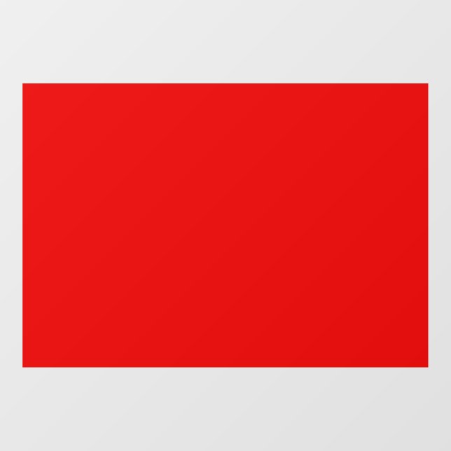 40x28 Red Semi Clear Window Cling for Glass Decor Fensteraufkleber (Blatt)