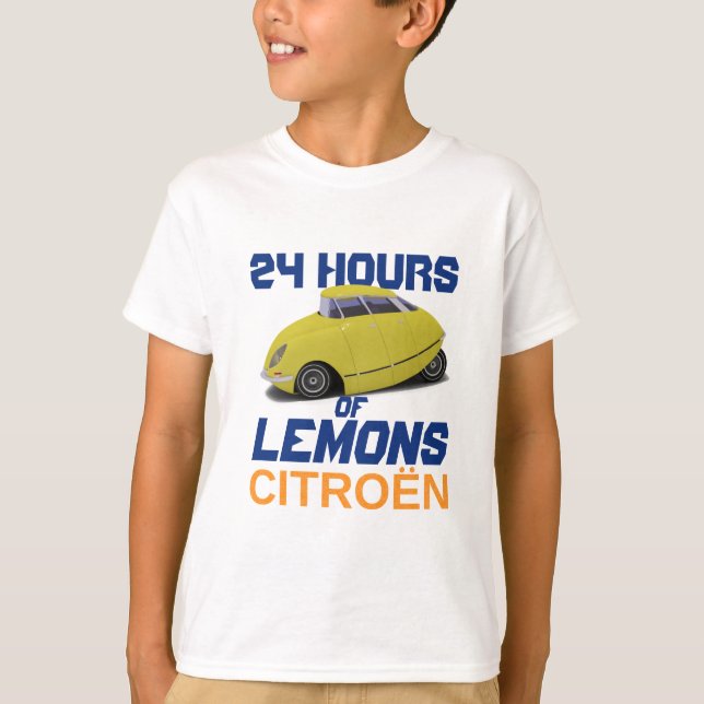 41111s - 24 STUNDEN ZITRONEN Citroën T-Shirt (Vorderseite)
