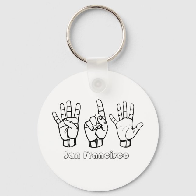 415 - San Francisco Schlüsselanhänger (Vorderseite)
