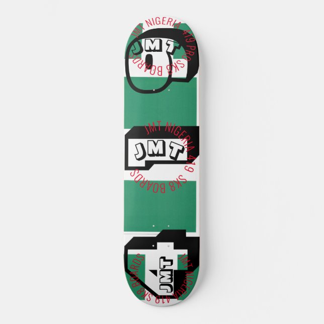 419 JMT NIGERIA 8 1/4" Skateboard Deck (Vorderseite)