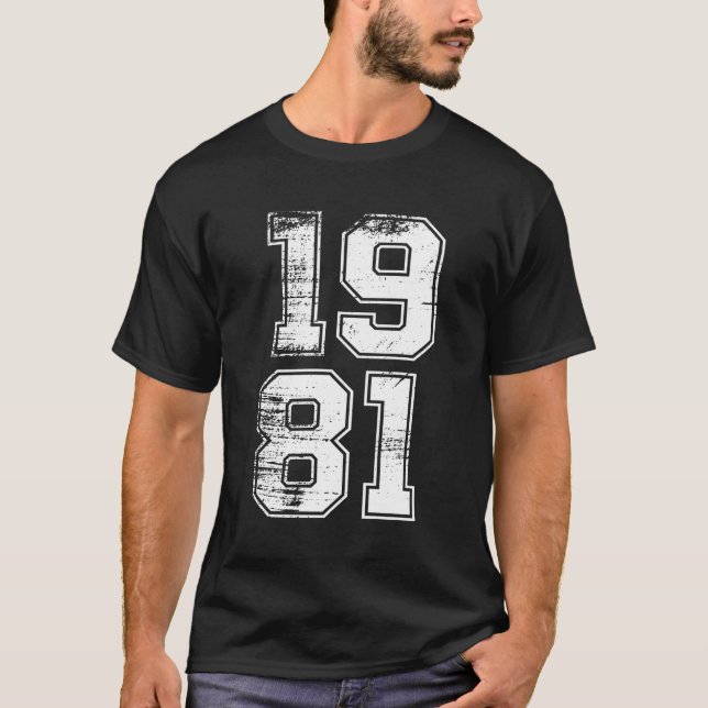 41. 1981 41 für T-Shirt (Vorderseite)