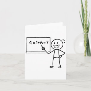 41 67 Meme Einundvierzig Six Sieben Funny Mathemat Karte