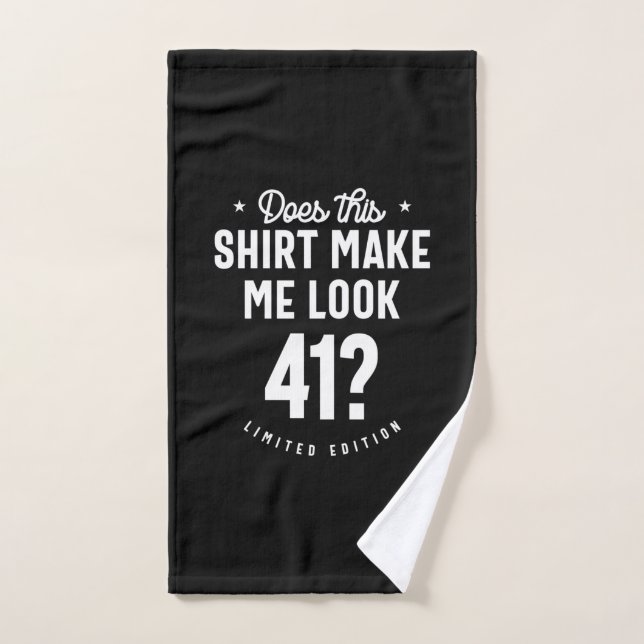 41 ans - 41e anniversaire drôle cadeau (Serviette à main)