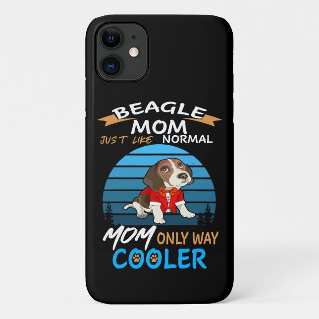 41 Beagle Mama Cooler Case-Mate iPhone Hülle (Rückseite)