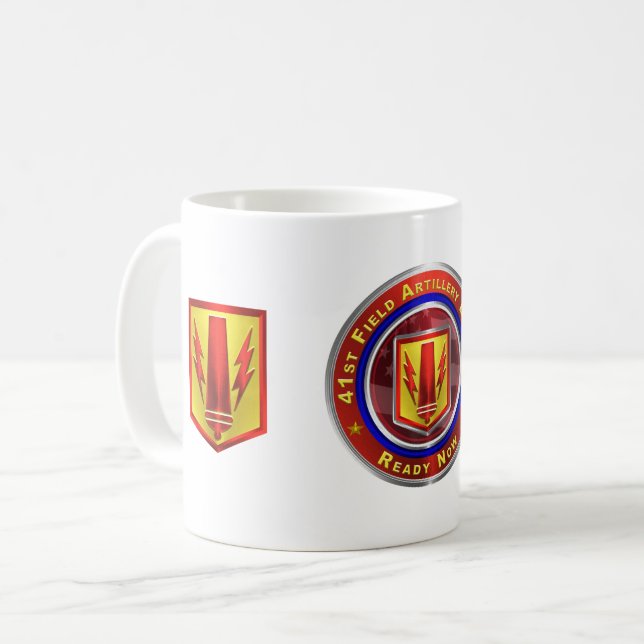 41. Feldartilleriebrigade Kaffeetasse (Vorderseite Links)