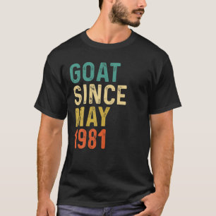 41. Geburtstag 41 Jahre alte Ziege seit Mai 1981 T-Shirt