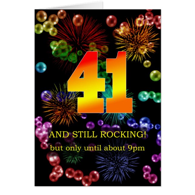 41. Geburtstag noch rocken (Vorne)