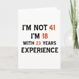 41. Geburtstagsentwürfe Karte