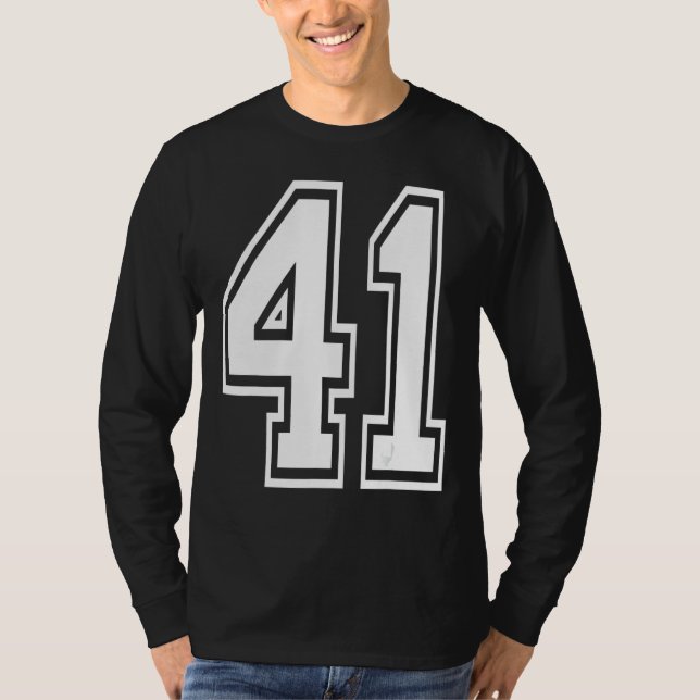 41 Geburtstagsnummer der Uni T-Shirt (Vorderseite)