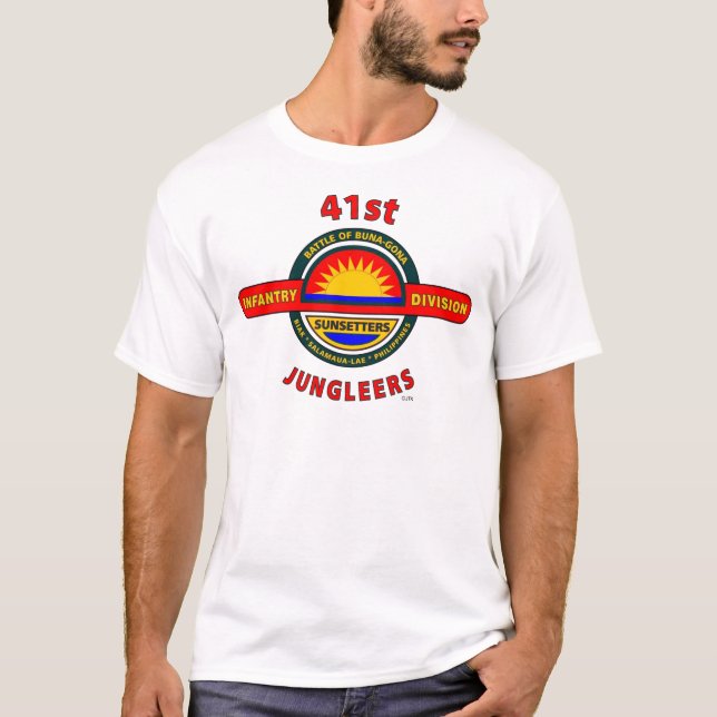 41. INFANTERIEDIVISION "JUNGLEERS " T-Shirt (Vorderseite)