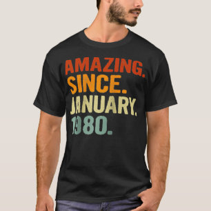 41 Jahre alt Retro Geburtstagsgeschenk Phantastisc T-Shirt