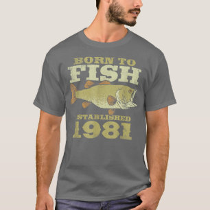 41 Jahre alter FischerDie besten Fischer sind Gebo T-Shirt