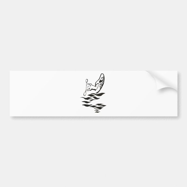 41 Kajak-Heck Autoaufkleber (Vorne)