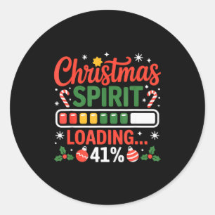 41 Meme Weihnachtsgeist lädt 41% Vier Eins für  Runder Aufkleber