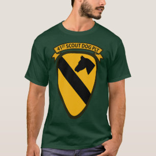 41. Scout Dog Platoon 1. Cav wo Txt T-Shirt