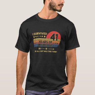 41St Wedding Anniversary Celebrate 41St Wedding T-Shirt