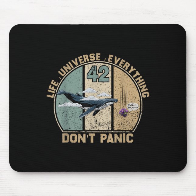 42 Answer To Life The Universe And Everything Don' Mousepad (Vorne)