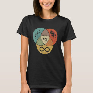 42 Antwort auf das Leben das Universum und alles, T-Shirt