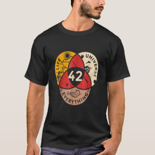 42 Antwort auf Leben, Universum und alles Wissensc T-Shirt
