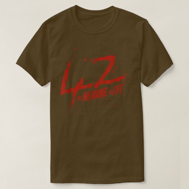 42 Die Bedeutung des Lebens beantwortet alle Frage T-Shirt (Design vorne)