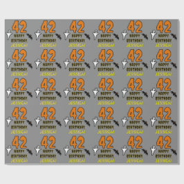42. Geburtstag: Spooky Halloween Thema, Individuel Geschenkpapier
