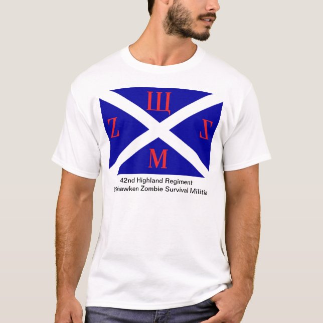 42. Hochland-Regiment WZSM T-Shirt (Vorderseite)