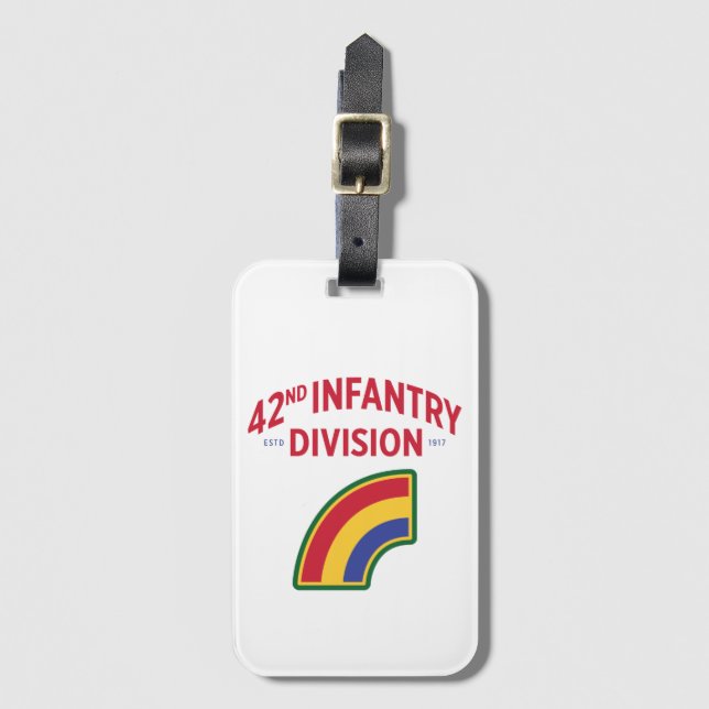 42. Infanterie-Division United Staaten Military Gepäckanhänger (Vorderseite Vertikal)