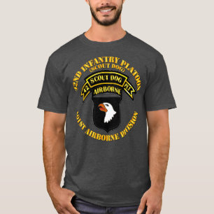 42. Infanterie-Plattform Scout Dog Vietnam T-Shirt