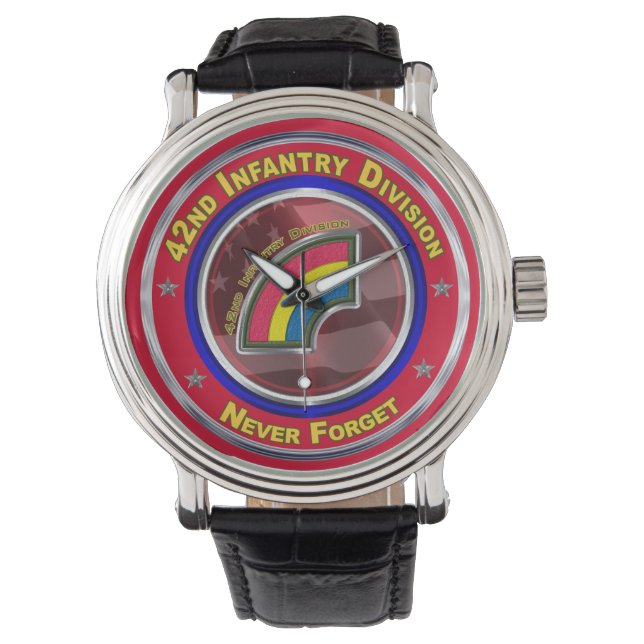42. Infanterieabteilung Keepake Armbanduhr (Vorderseite)