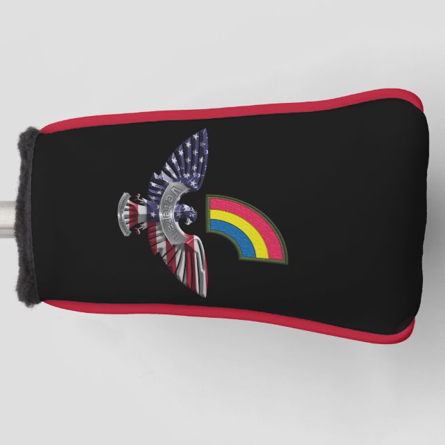 42. Infanterieabteilung "Niemals vergessen" Golf Headcover (Vorderseite)