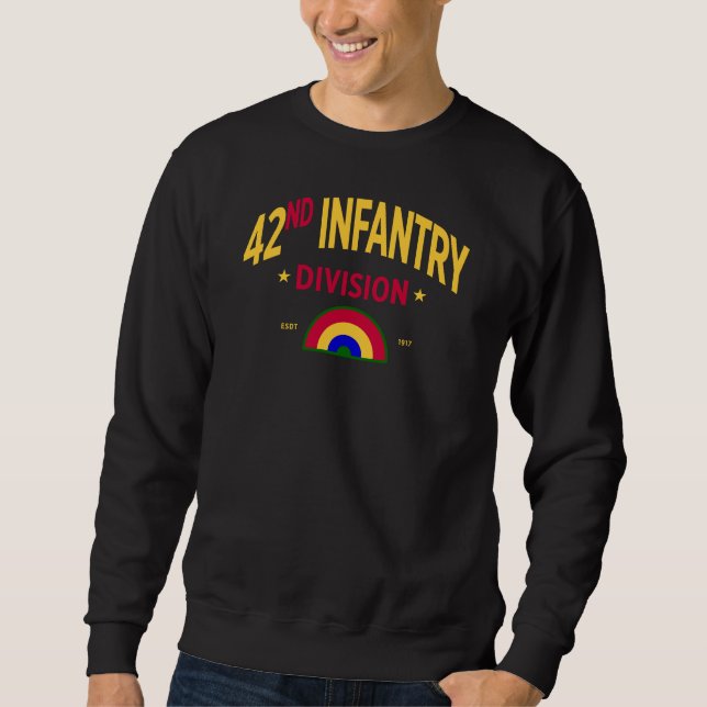 42. Infanterieabteilung "Rainbow" Sweatshirt (Vorderseite)