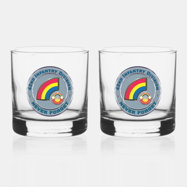 42. Infanterieabteilung Whiskyglas (Vorderseite)