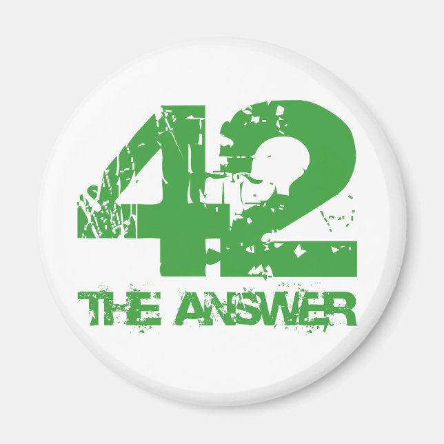 42 ist das Antwortmagazin Magnet (Vorne)