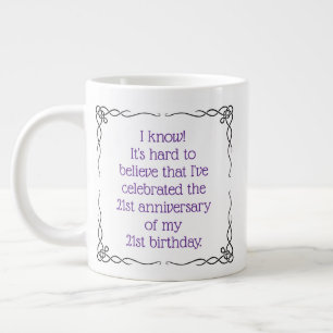 42 Jahre oder älter Jumbo-Tasse