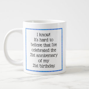 42 Jahre oder älter Jumbo-Tasse